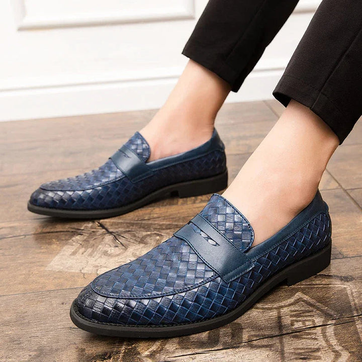 Vintém d'Ouro - Mocassins elegantes em tecido