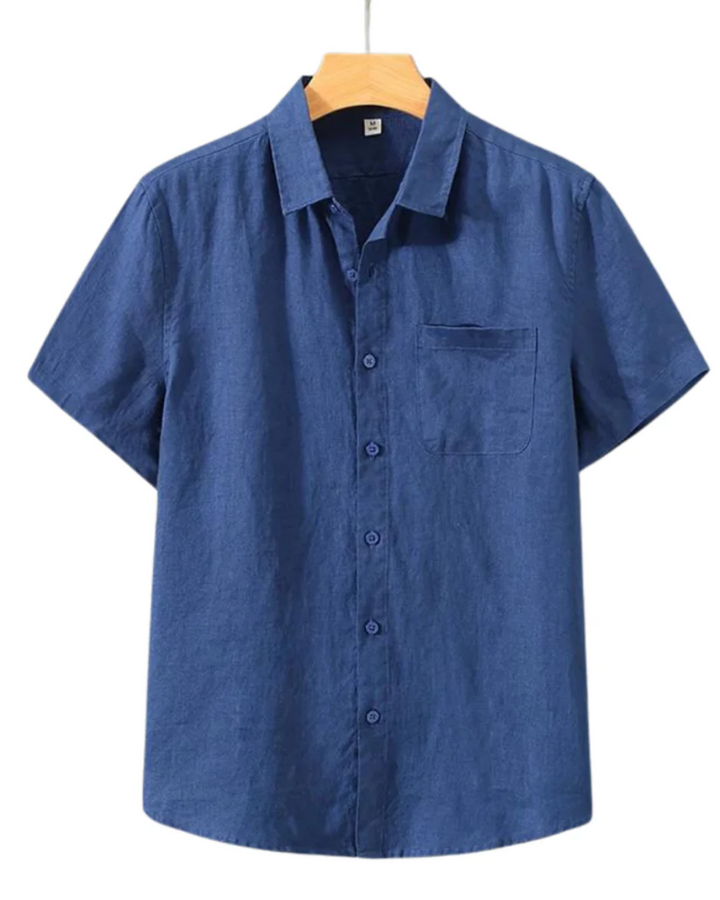 Vintém d'Ouro - Camisa de linho Santorini