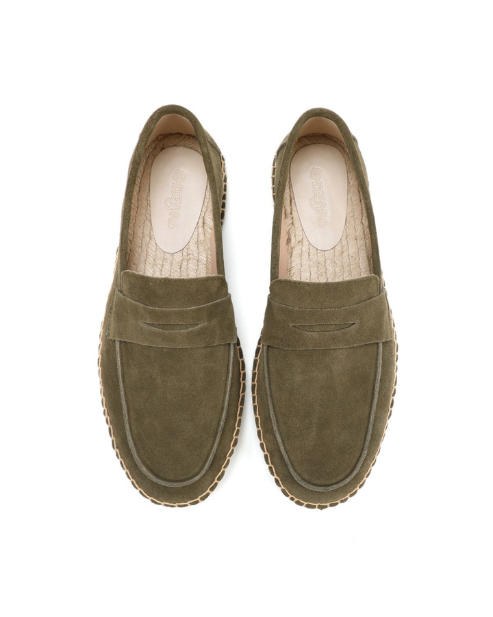 Vintém d'Ouro - Espadrilles de camurça elegantes