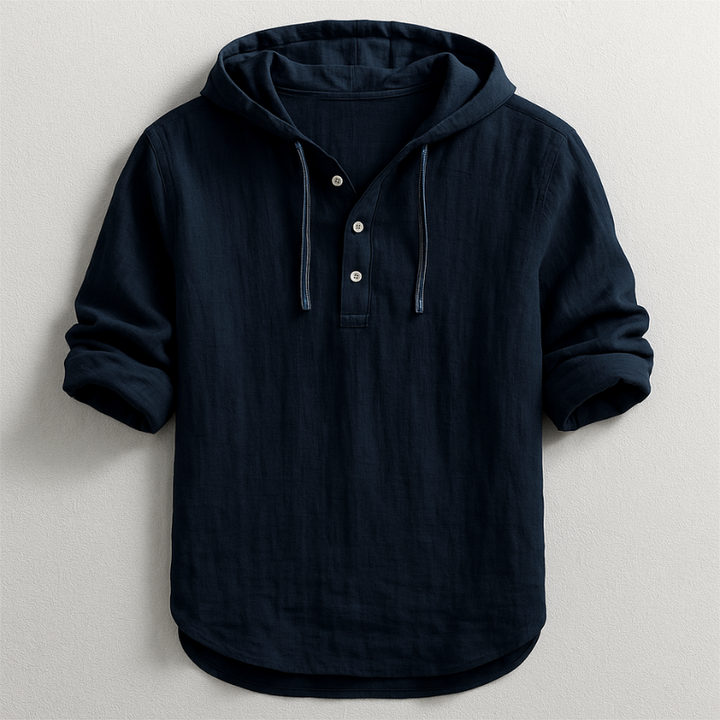 Vintém d'Ouro - Camisa elegante com capuz
