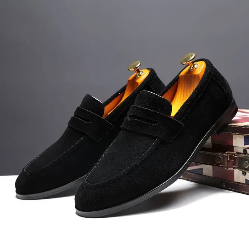 Vintém d'Ouro - Mocassins de verão em camurça