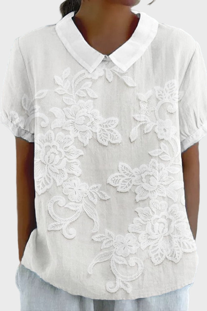 Vintém d'Ouro - Blusa com Gola