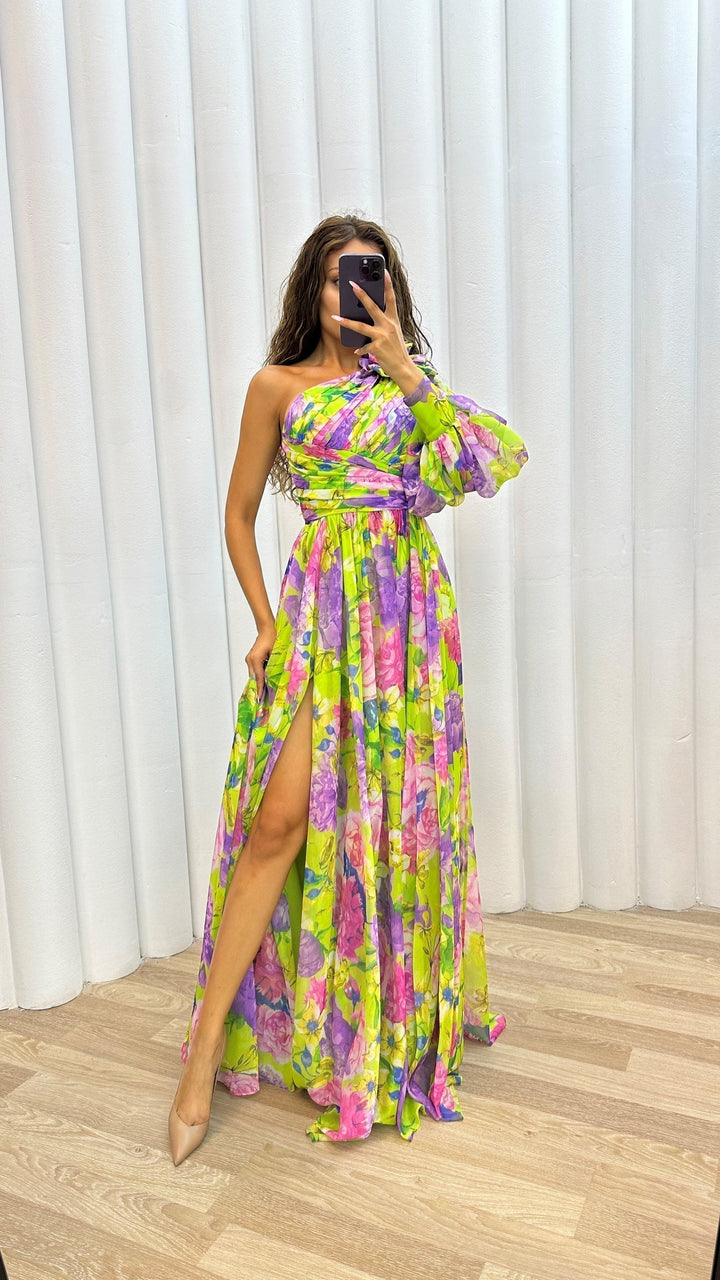 Vintém d'Ouro - Vestido Elegante e Fluido