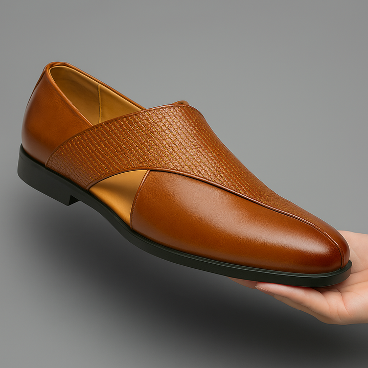 Vintém d'Ouro - Mocassins de couro vintage