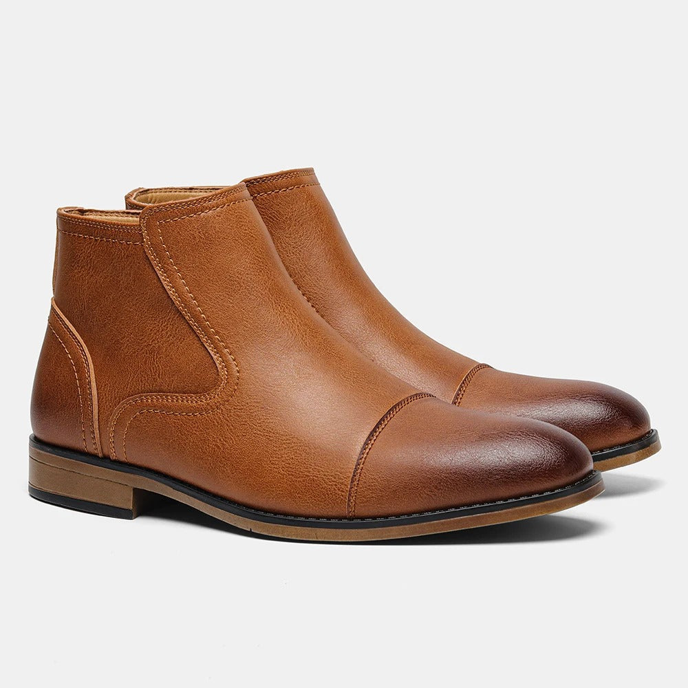 Vintém d'Ouro - Botas Chelsea em couro
