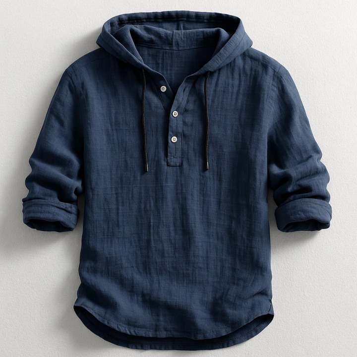 Vintém d'Ouro - Camisa elegante com capuz