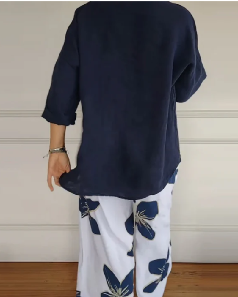 Vintém d'Ouro - Conjunto de blusa e calça