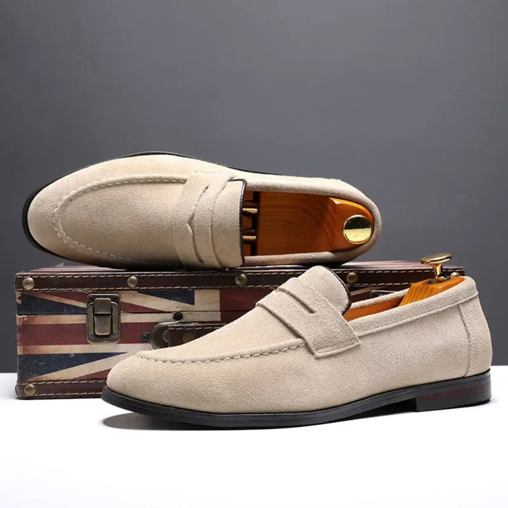 Vintém d'Ouro - Mocassins de verão em camurça