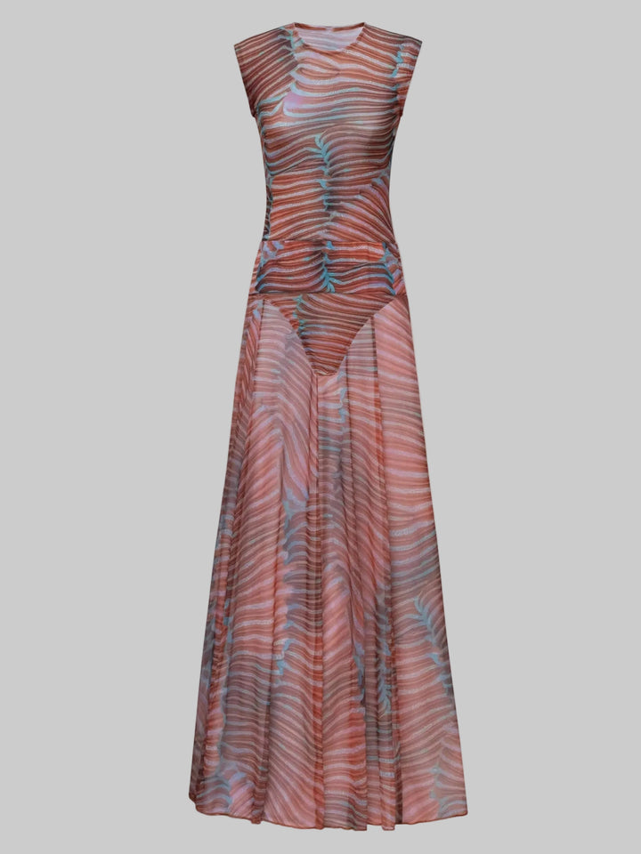 Vintém d'Ouro - Body elegante com saia longa