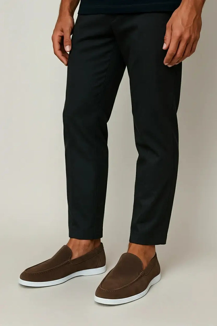 Vintém d'Ouro - Mocassins de camurça elegantes