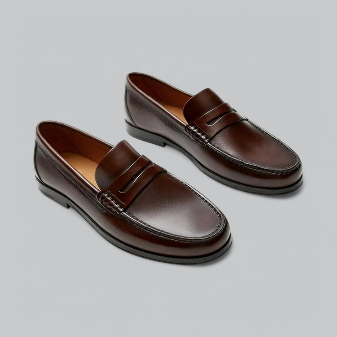 Vintém d'Ouro - Mocassins de couro chiques