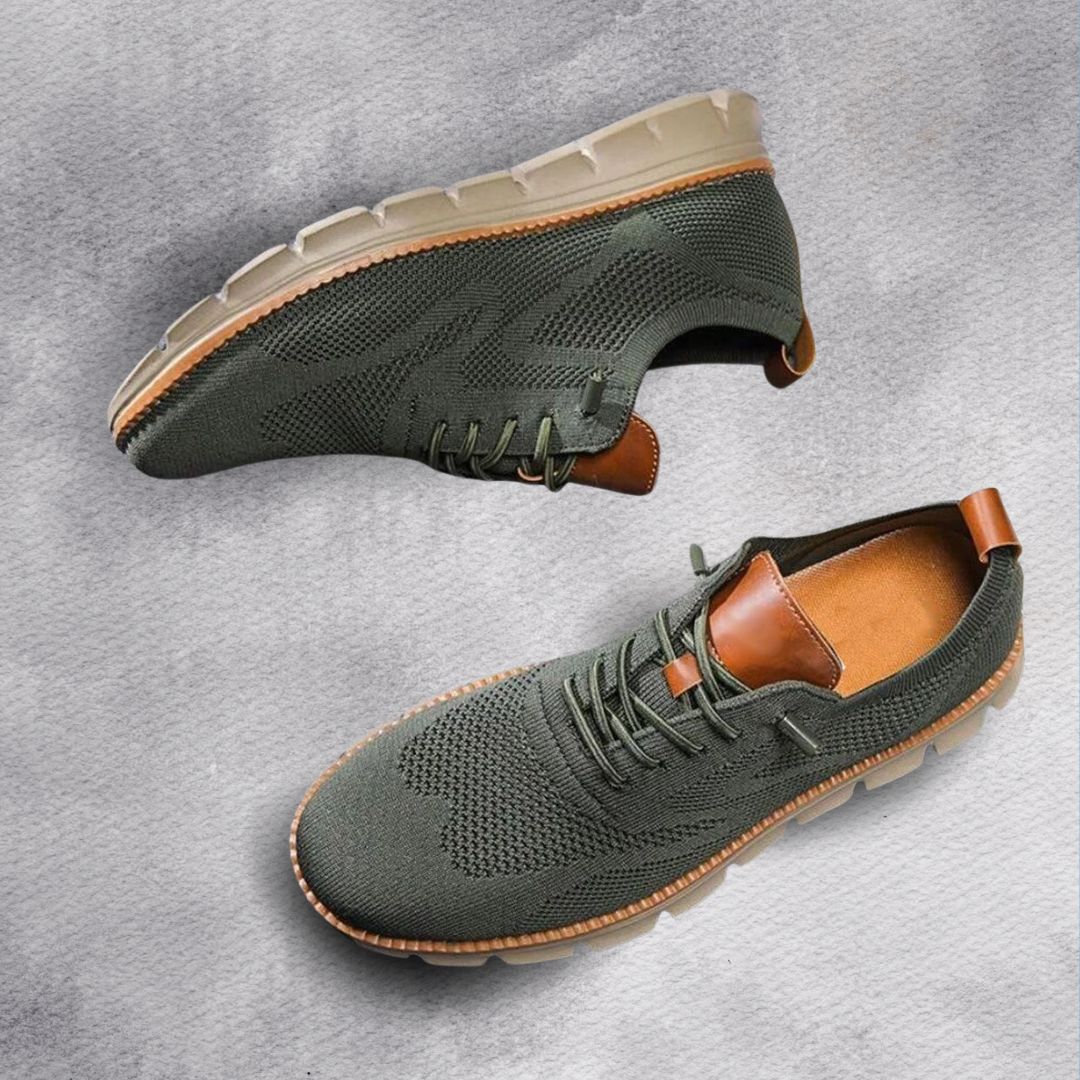 Vintém d'Ouro - Sapatos Ultra-Confortáveis Respiráveis Verdes