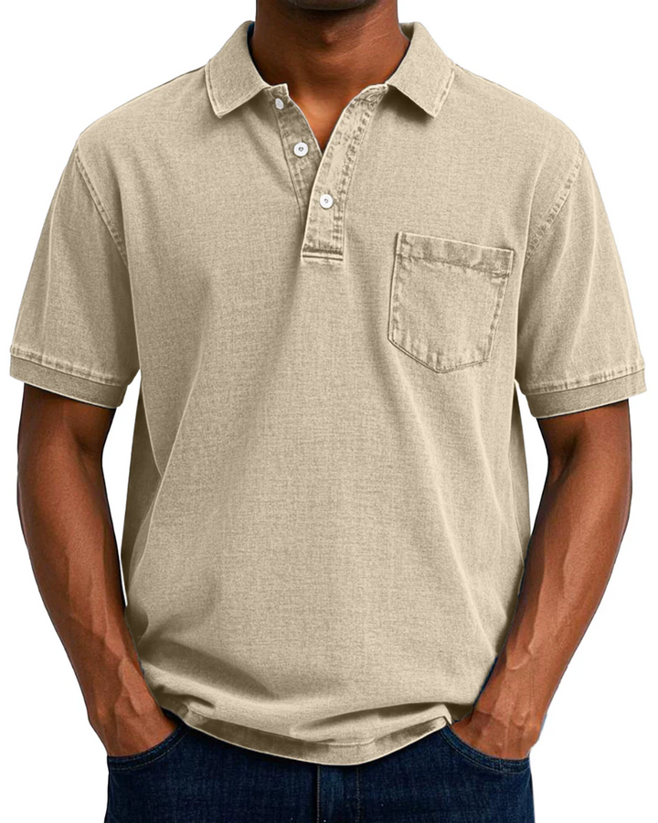Vintém d'Ouro - Polo Vintage Masculino