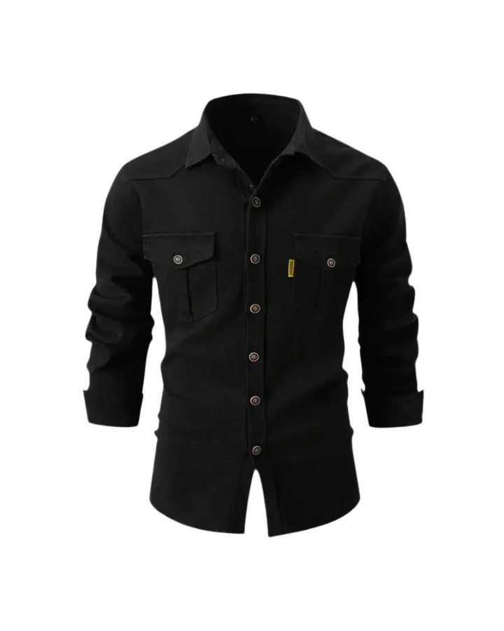 Vintém d'Ouro - Camisa de ganga casual