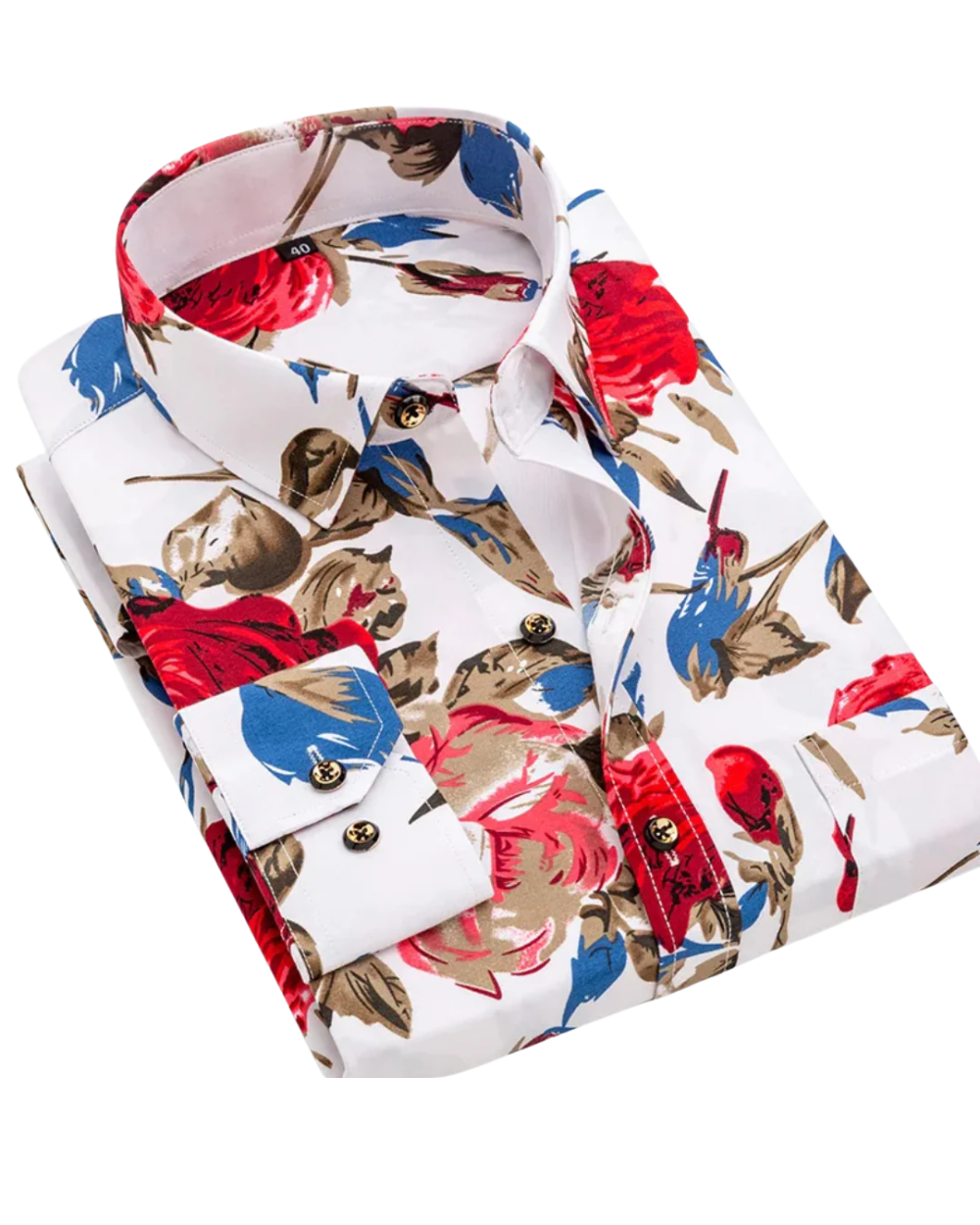 Vintém d'Ouro - Camisa com estampado náutico
