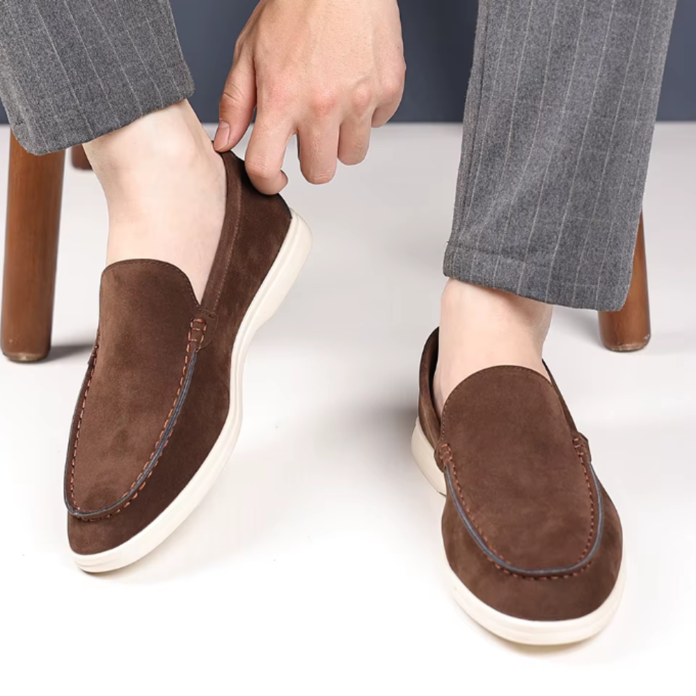 Vintém d'Ouro - Mocassins de camurça de luxo