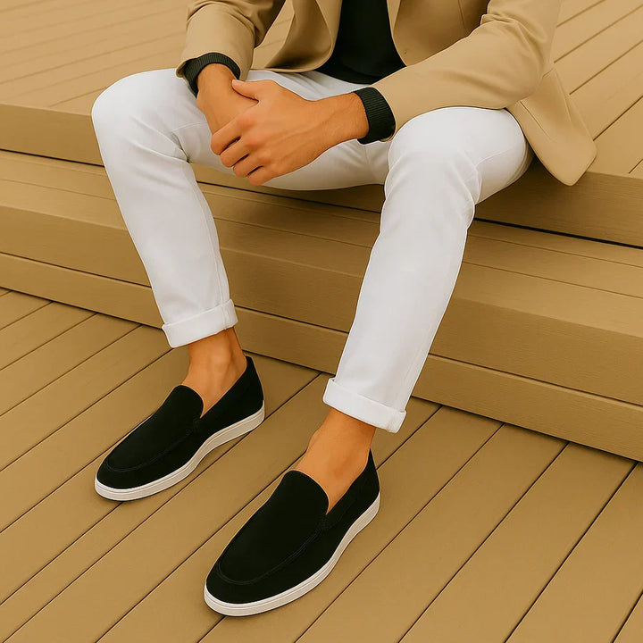 Vintém d'Ouro - Mocassins casuais de camurça