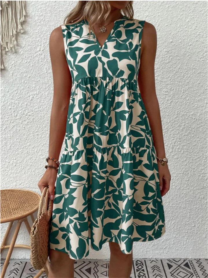 Vintém d'Ouro - Vestido de Verão Floral