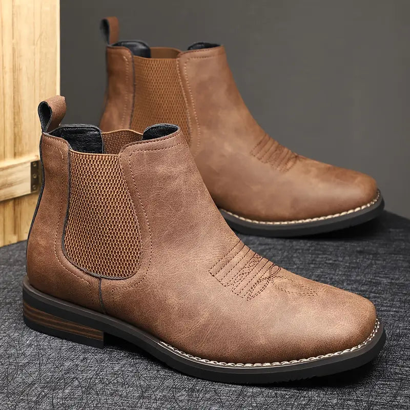 Vintém d'Ouro - Botas de couro elegantes para homem
