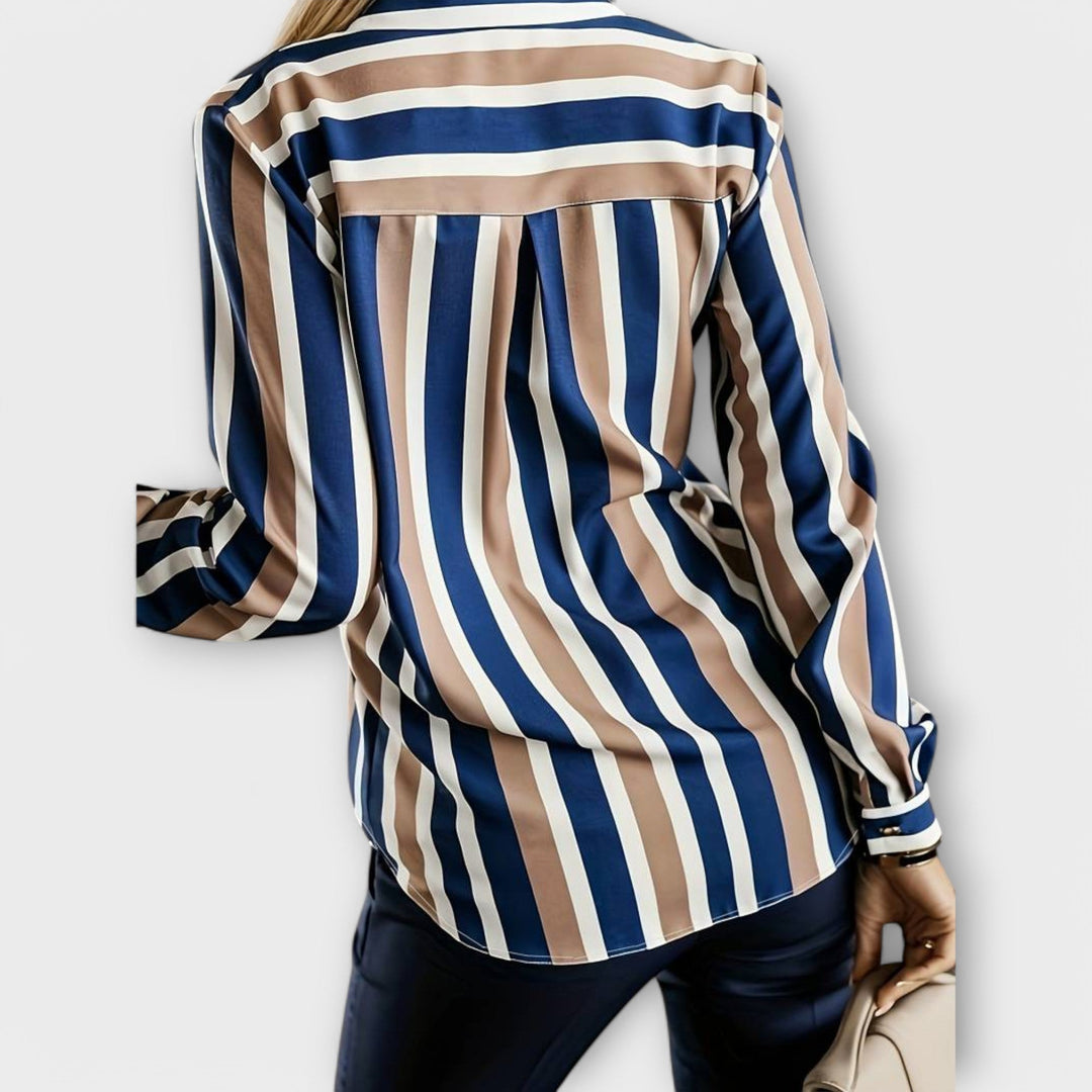 Vintém d'Ouro - Blusa casual listrada