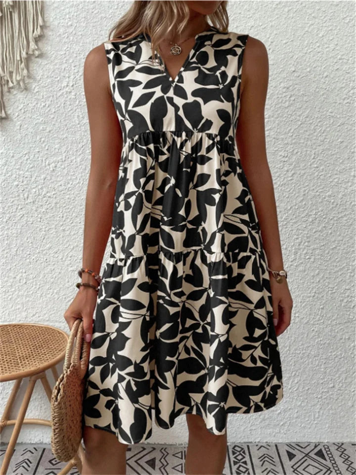Vintém d'Ouro - Vestido de Verão Floral