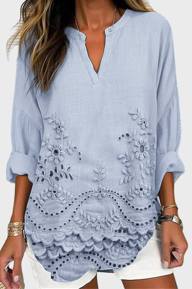 Vintém d'Ouro - Camisa Coastal Bloom