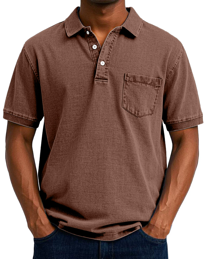 Vintém d'Ouro - Polo Vintage Masculino