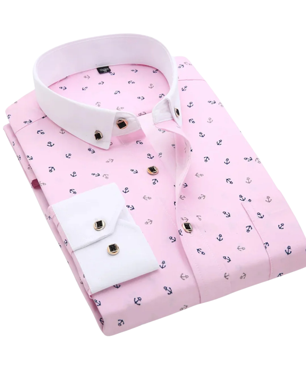 Vintém d'Ouro - Camisa com estampado náutico