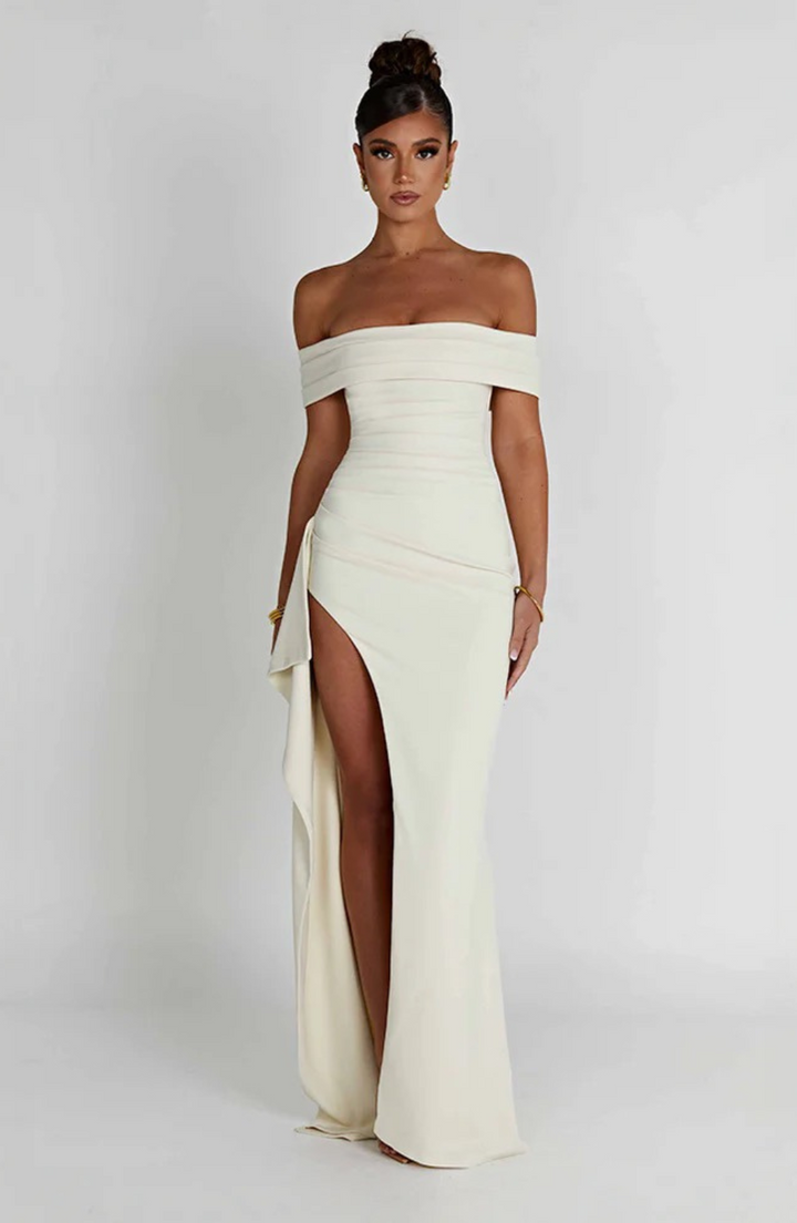 Vintém d'Ouro - Vestido Maxi de Luxo
