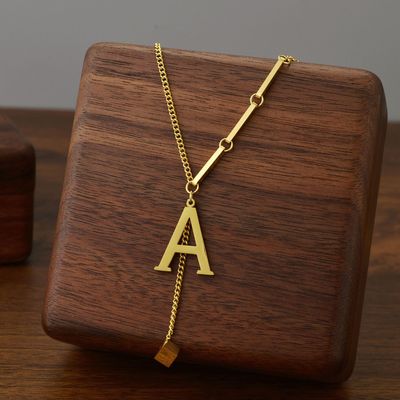 Vintém d'Ouro - Colar de Inicial Personalizada