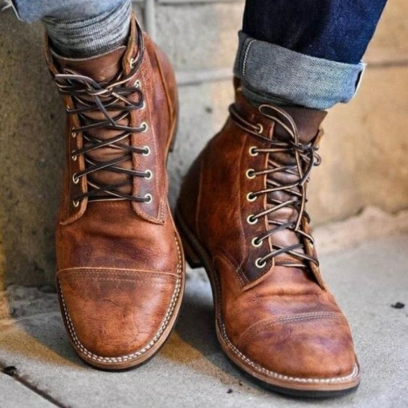 Vintém d'Ouro - Botas de couro elegantes