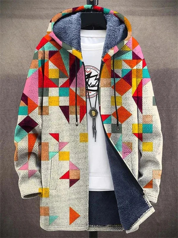 Vintém d'Ouro - Cardigan de luxo inspirado em arte