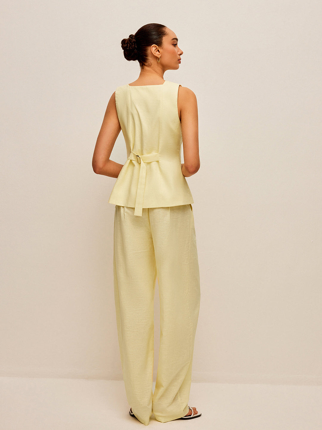 Vintém d'Ouro - Conjunto Elegante de Blusa e Calça