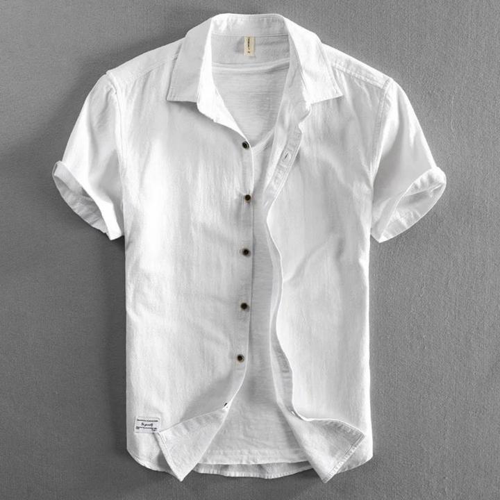 Vintém d'Ouro - Camisa de verão em linho