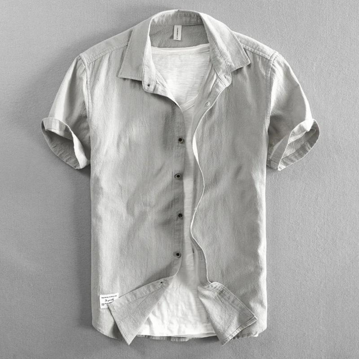 Vintém d'Ouro - Camisa de verão em linho