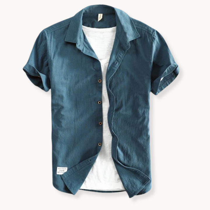 Vintém d'Ouro - Camisa de verão em linho