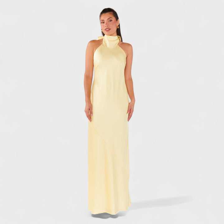 Vintém d'Ouro - Vestido com laço de cetim