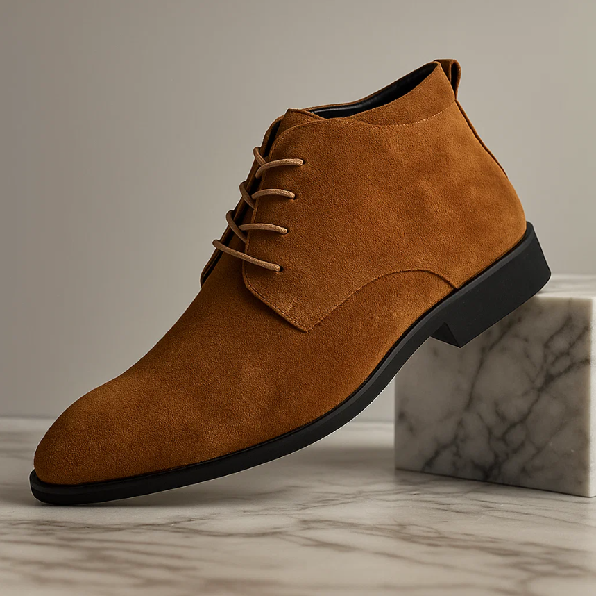 Vintém d'Ouro - Botas de camurça elegantes