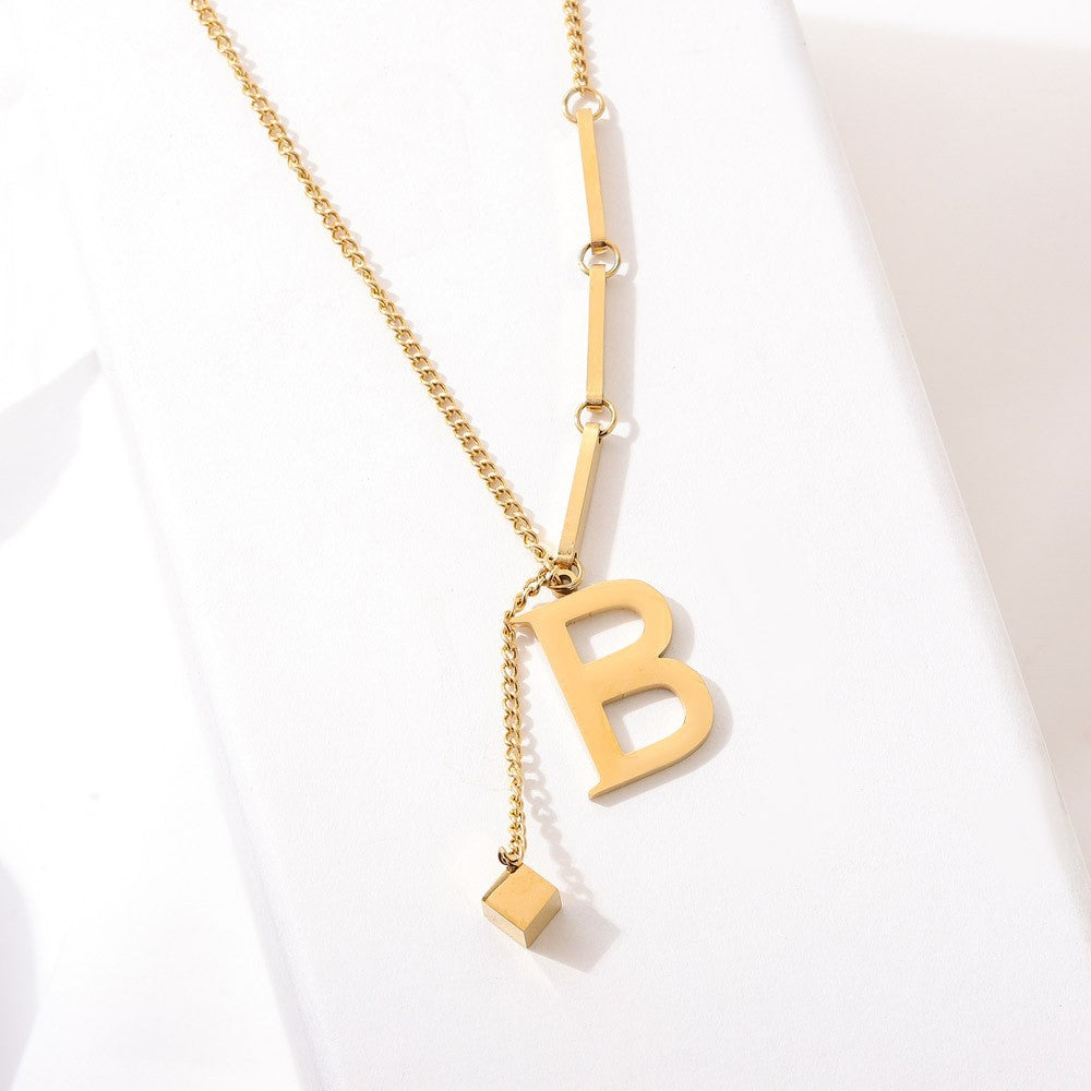 Vintém d'Ouro - Colar de Inicial Personalizada