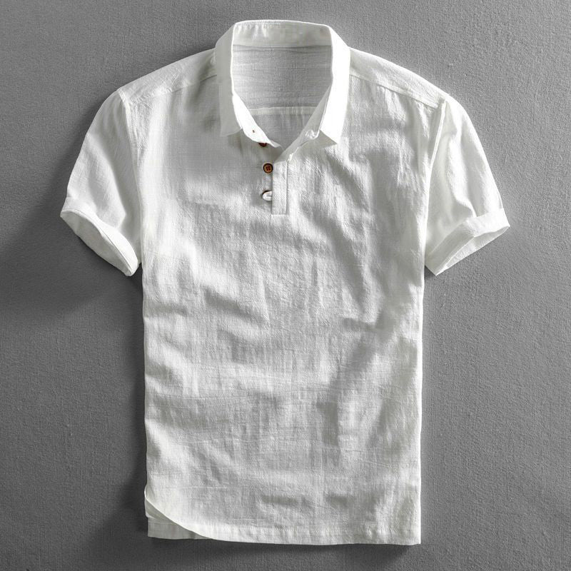 Vintém d'Ouro - Camisa pólo de linho