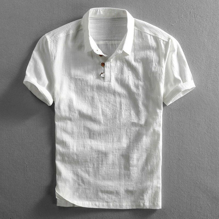 Vintém d'Ouro - Camisa pólo de linho
