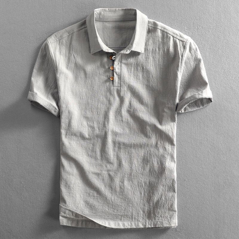 Vintém d'Ouro - Camisa pólo de linho