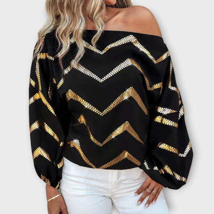 Vintém d'Ouro - Blusa elegante de primavera