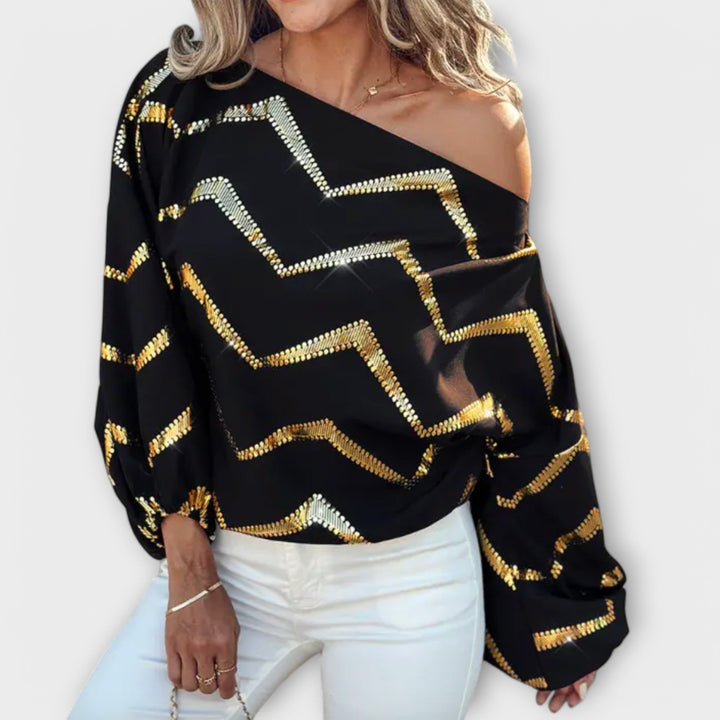 Vintém d'Ouro - Blusa elegante de primavera