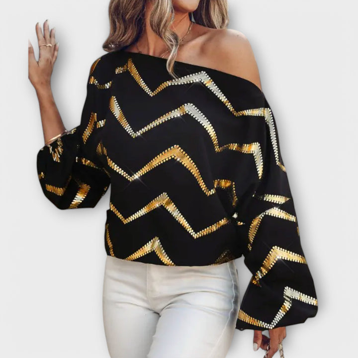 Vintém d'Ouro - Blusa elegante de primavera