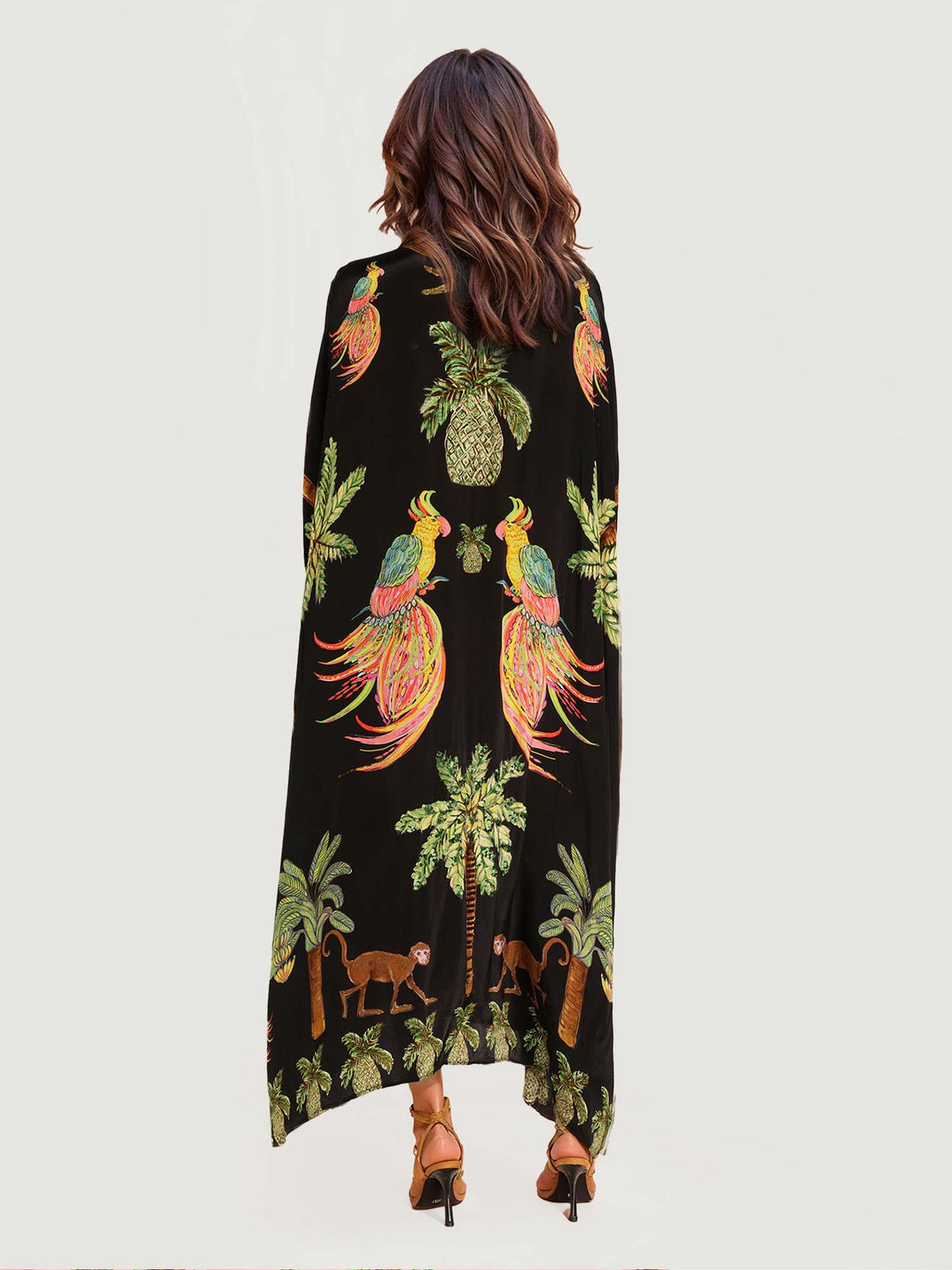 Vintém d'Ouro - Vestido Longo Estampado