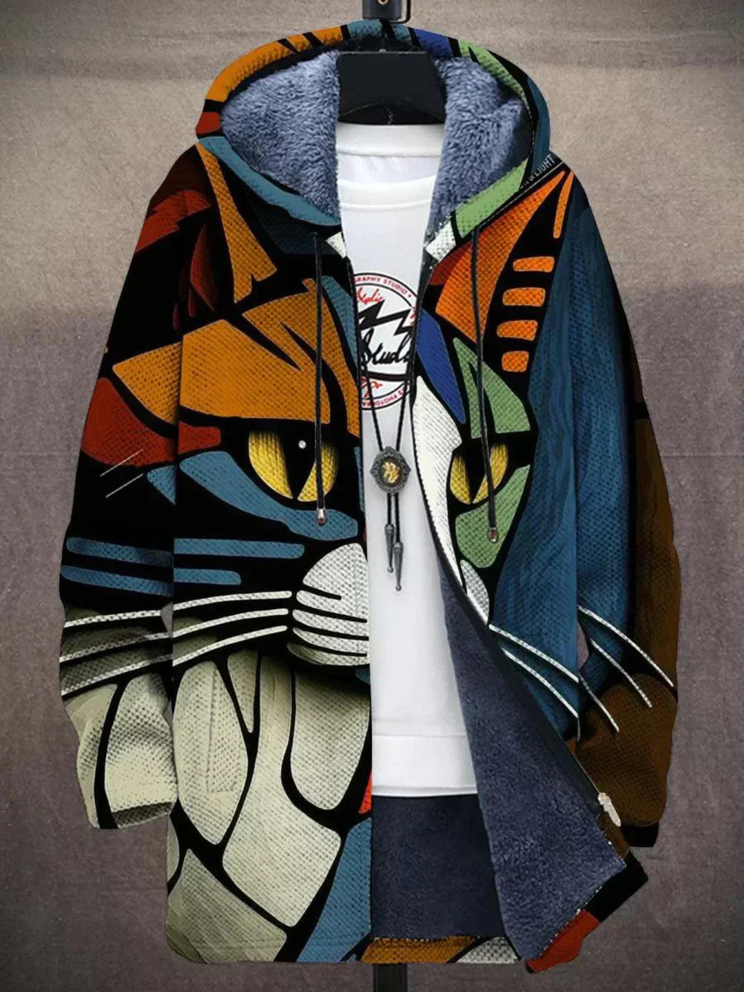 Vintém d'Ouro - Um cardigan luxuoso inspirado na arte