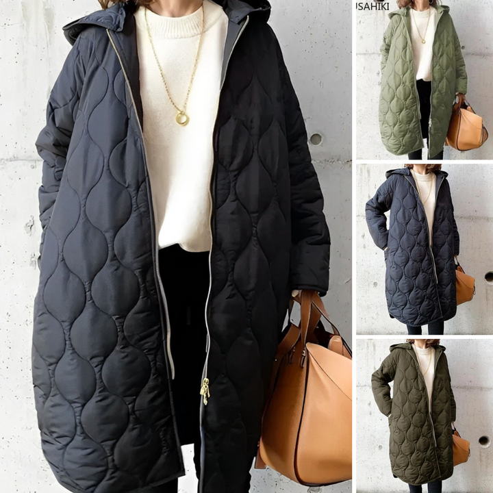 Vintém d'Ouro - Parka com capuz e detalhes atenciosos