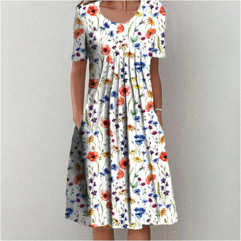 Vintém d'Ouro - Vestido Midi com Camadas