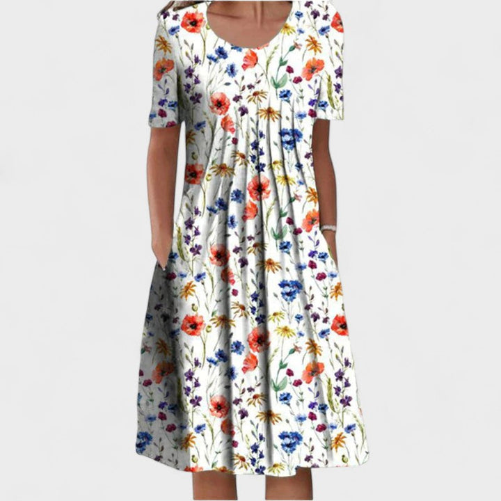 Vintém d'Ouro - Vestido Midi com Camadas